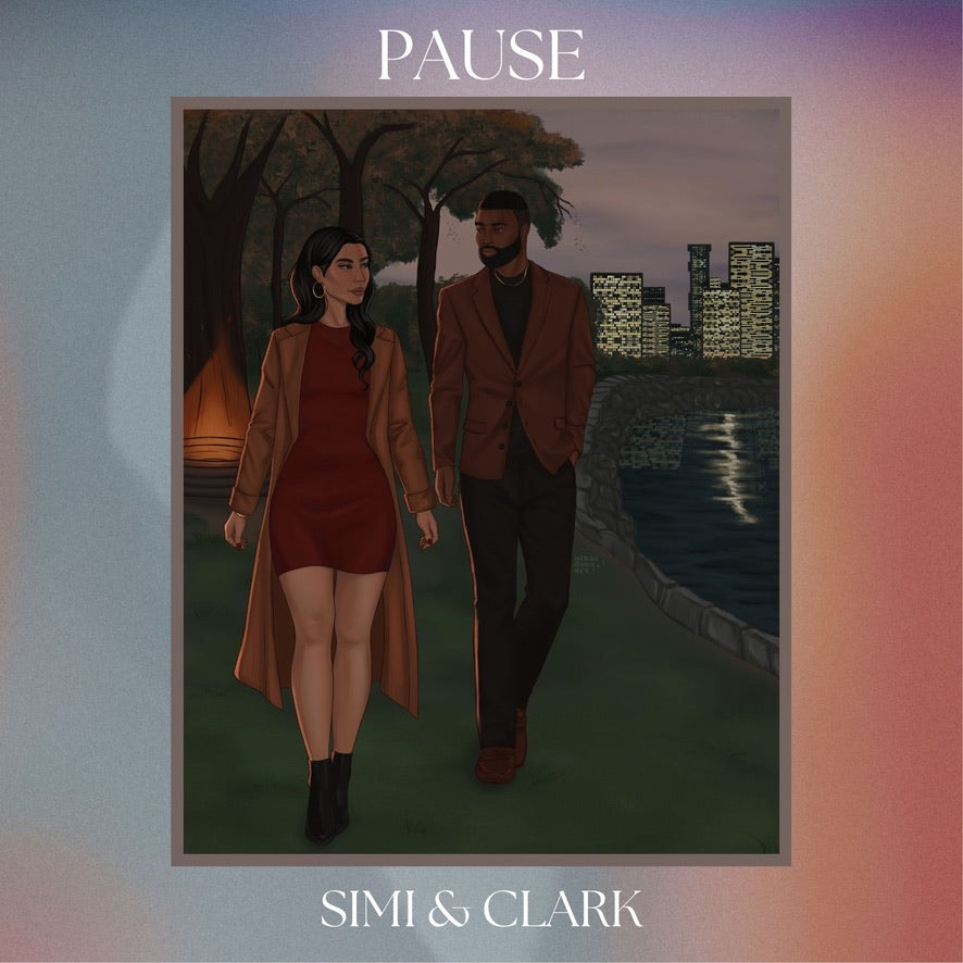 Pause Character Art Print — Simi & Clark (5.5" × 5.5")