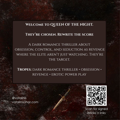 Queen of the Night Character Art Card